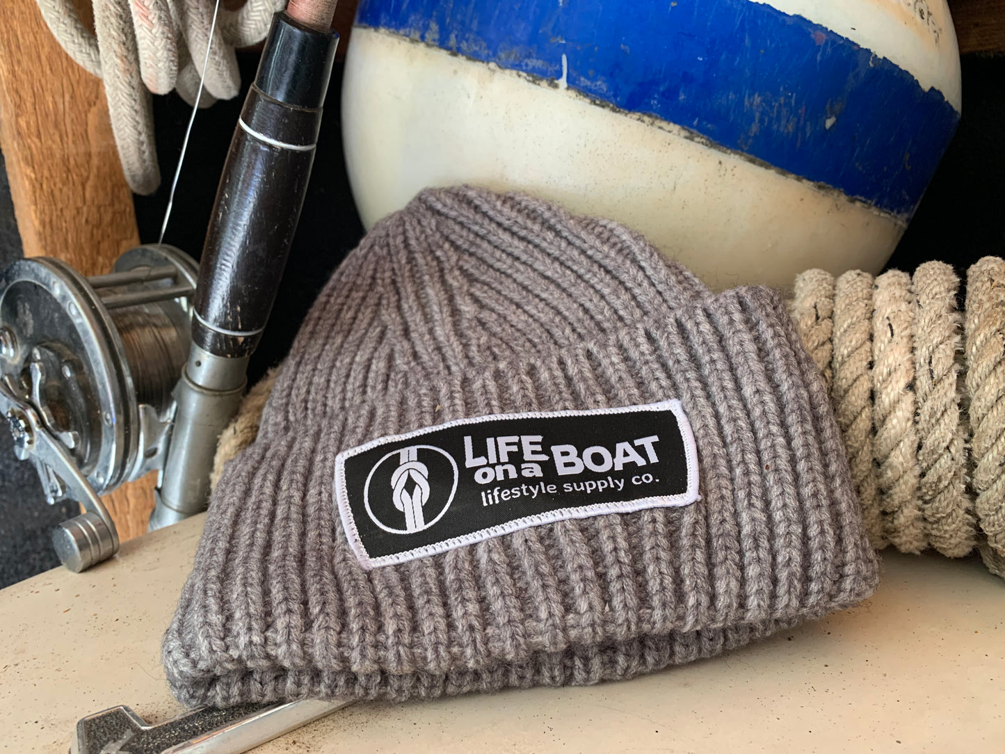 Wool Blend Patch Beanie