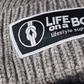 Wool Blend Patch Beanie